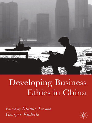 cover image of Developing Business Ethics in China